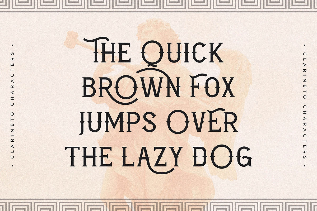 Clarineto A Display Typeface Font, a Serif Font by Storytype Studio (Photo 11 of 15)