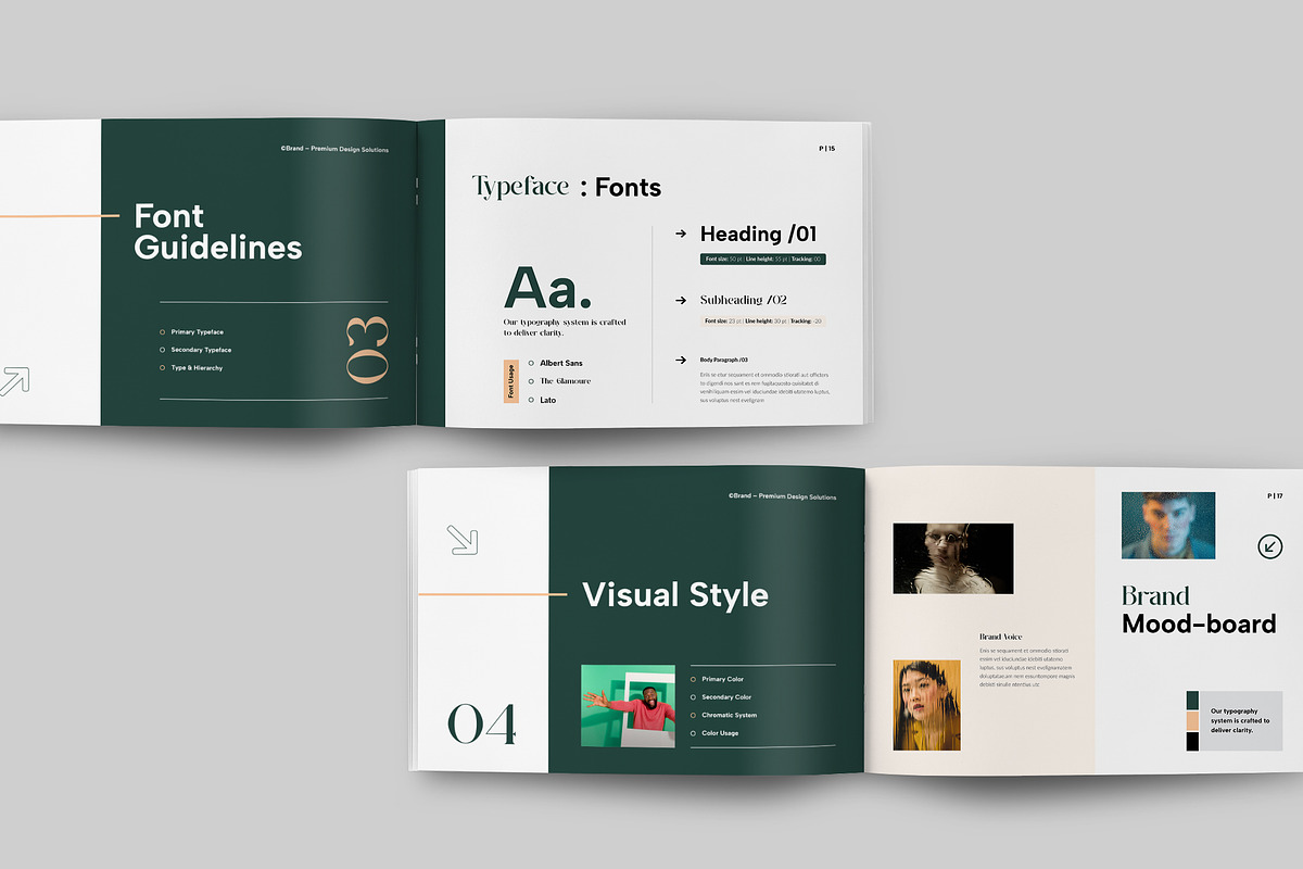 Brand Guideline Template, a Brochure Template by StyleArt (Photo 7 of 12)