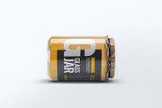 Glass Jar Mock-Up, a Packaging Mockup by DesignRushMarket (Thumbnail 5 of 8)
