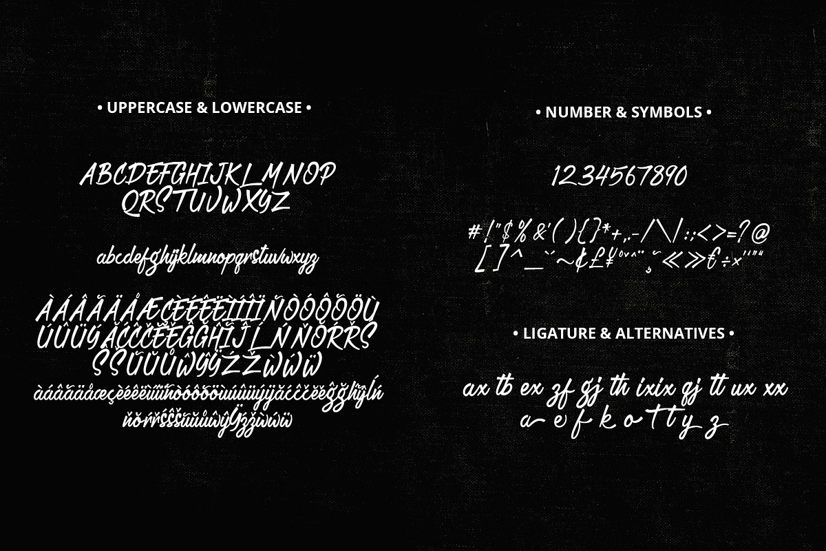 Lightober font preview 4