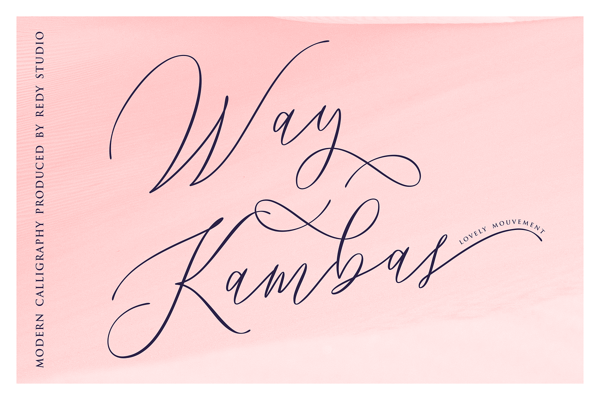 Way Kambas - Modern Calligraphy Font