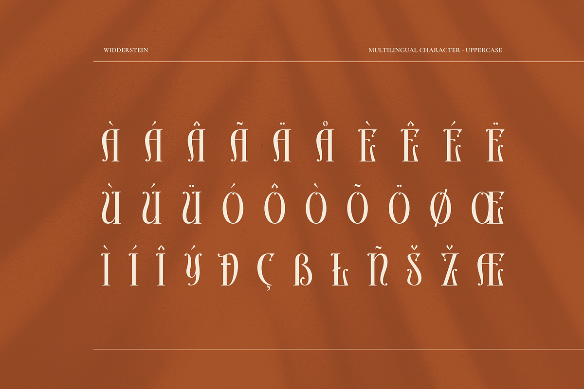 Widderstein, a Serif Font by ilhamtaro (Photo 10 of 12)