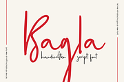 Bagla, a Handwritten Font by Muwatta Studio (Thumbnail 1 of 10)