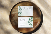 6 Piece Greenery Wedding Invite Set, an Invitation Template by R Whitehurst Design (Thumbnail 9 of 11)