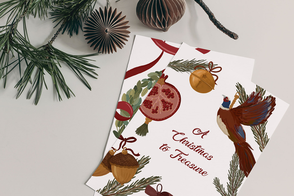 Hand-Painted Christmas Treasures, an Object Graphic by Mio Buono (Photo 13 of 14)