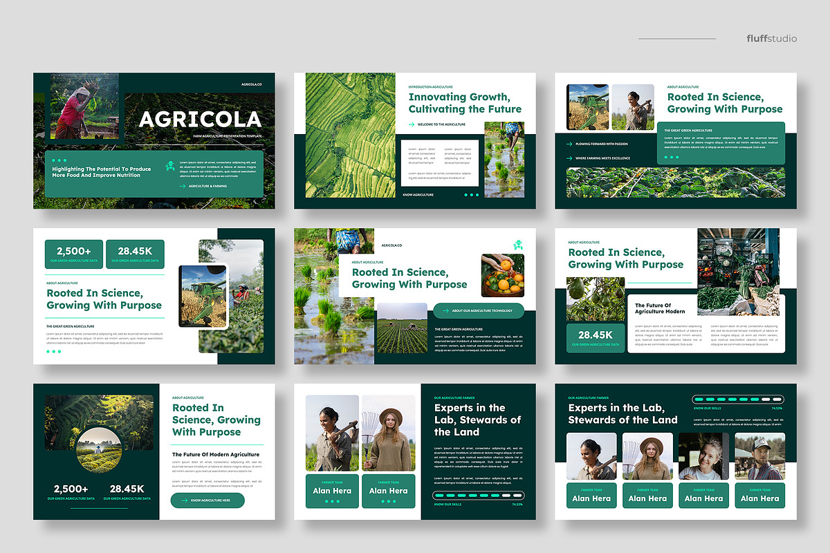 Modern Agriculture Google Slides, a Presentation Template by fluffstudio (Photo 2 of 4)