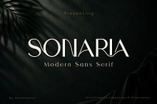 Sonaria - Elegant Modern Sans Serif