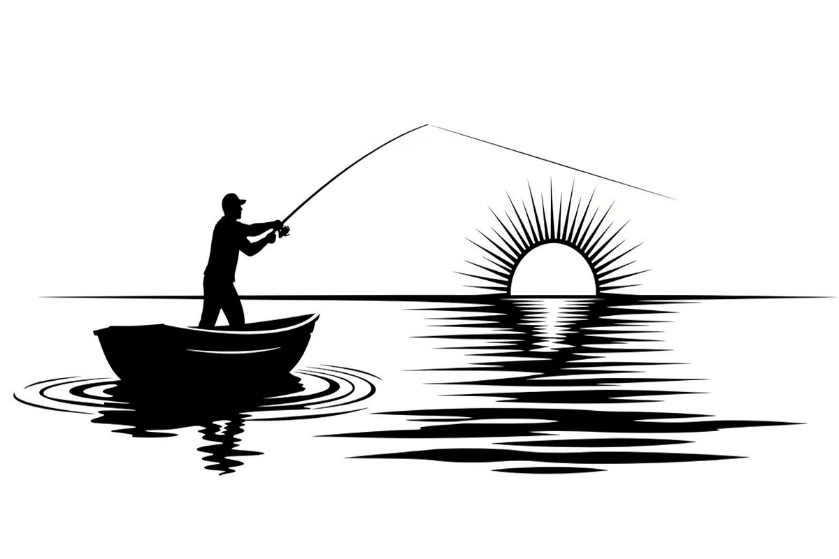 50 Fishing Boat Silhouette Vector, an Illustration by Gaye Art (Photo 4 of 20)