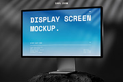 5 Mockups Desktop Display Black Rock, a Mac Mockup by smishura (Thumbnail 5 of 9)