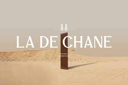 LA DE CHANE Display Font, a Serif Font by Hishand Studio