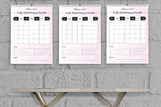 Monthly Planner Layout, a Stationery Template by MightyDesign (Thumbnail 4 of 7)