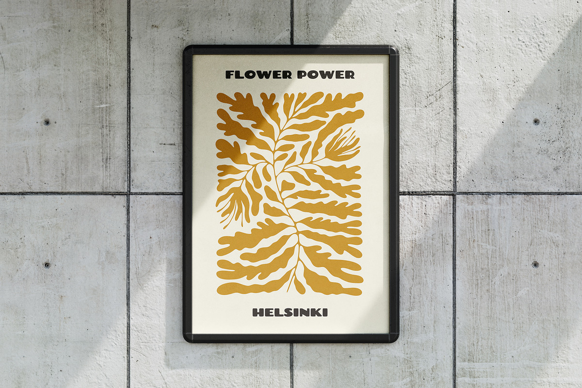 Floral Print Posters, an Object Graphic by DesignThatMatters (Photo 3 of 11)