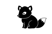 Cute Forest Animal Silhouette Bundle, an Illustration by Creativeshirt (Thumbnail 29 of 54)
