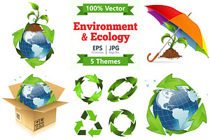 Environment and Ecology Concepts, a Technology Illustration by TAlex
