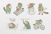 Vector animals., an Animal Illustration by katyabuslaeva (Thumbnail 2 of 3)