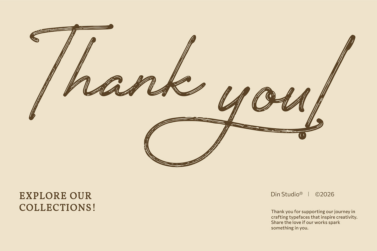 Bellaflora, a Script Font by din-studio.com (Photo 11 of 11)
