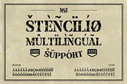 Stencilio – Serif Stencil Grunge, a Serif Font by Drizy (Thumbnail 6 of 10)