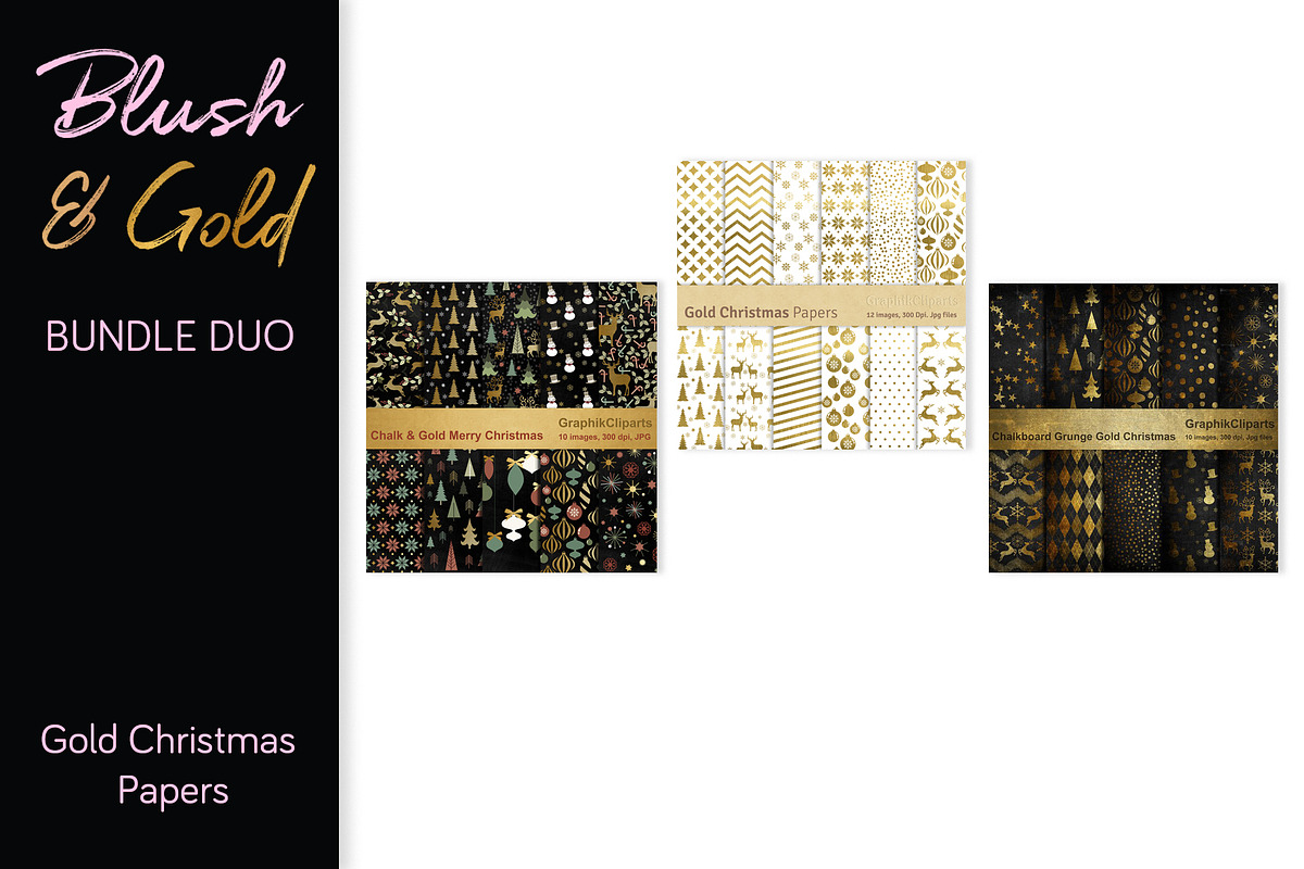 84% OFF! Blush & Gold BUNDLE DUO, a Texture Graphic by Chus Moreno Studio (Photo 6 of 7)