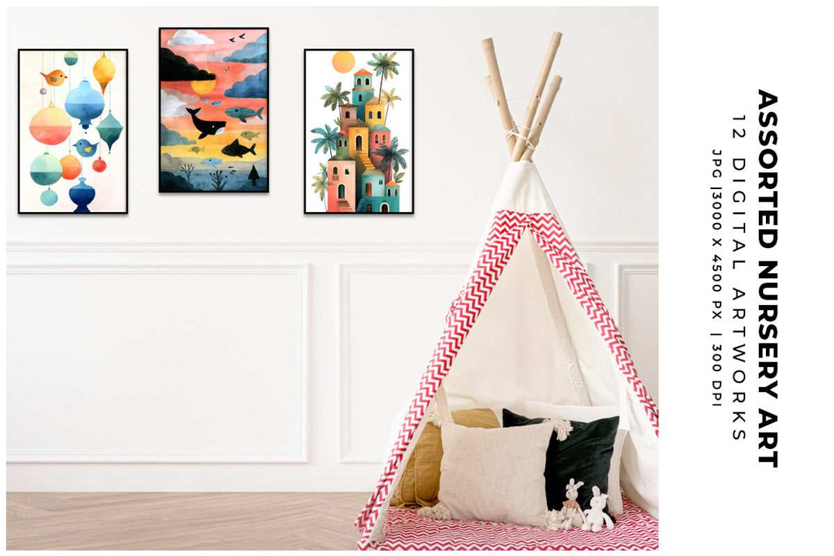 Assorted Nursery Art, a Decorative Illustration by Digital Art Creations (Photo 4 of 4)
