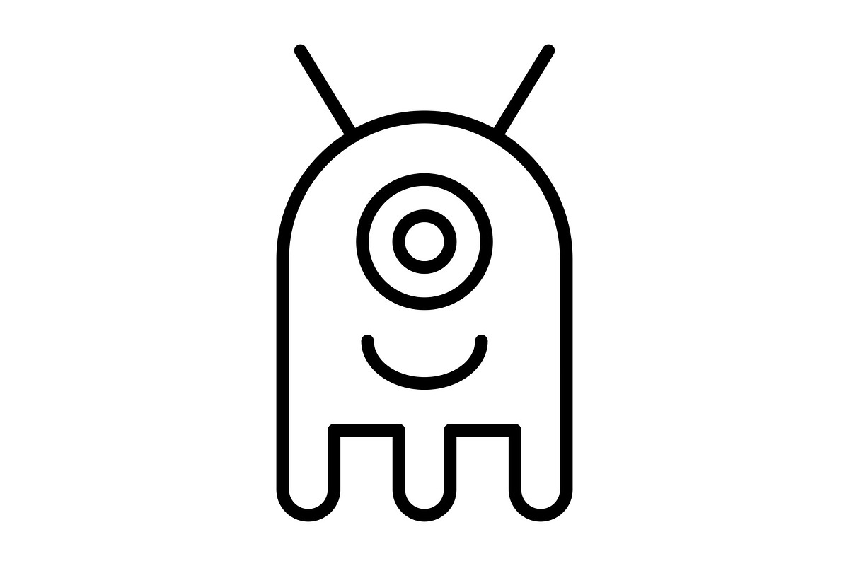 Extraterrestrial Line Icon, an Icon by Pexelpy