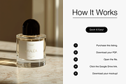 Luxury Fragrance Bottle Mockup, a Packaging Mockup by Digital Asset Co (Thumbnail 4 of 4)