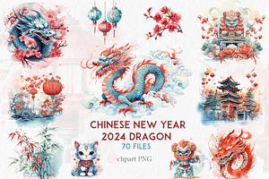 Chinese new year 2024, an Object Graphic by MyLittleMeow