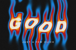 Retro Melt Psd Text Effect