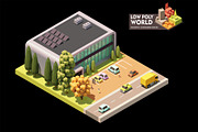 Vector isometric world map elements, an Object Illustration by tele52 (Thumbnail 14 of 39)