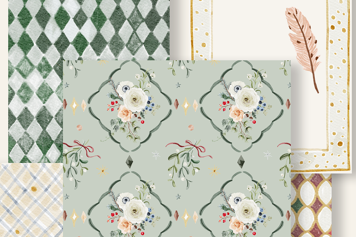 Secret Winter Garden Collection, a Decorative Illustration by Karma (Photo 5 of 21)