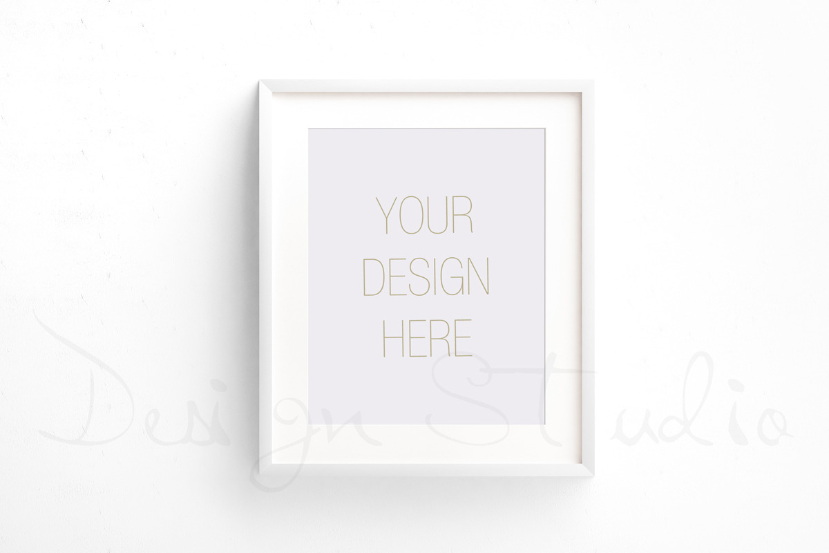 vertical & horizontal white frame, a Print Template by HisariDS Mockup Design (Photo 1 of 5)