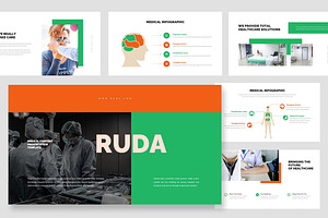 Ruda : Medical Profile Powerpoint, a Presentation Template by Punkl Camp