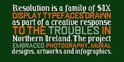 Resolution, a Handwritten Font by Barnbrook Fonts (Thumbnail 2 of 10)