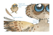 Сute owls. Seamless patterns., a Pattern Graphic by Novikova Lida (Thumbnail 4 of 9)