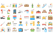 Hotel and Restaurant Icon Set., an Icon by Vector Portal (Thumbnail 2 of 6)