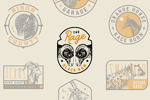 Modern Vintage Label and Badges, a Branding & Logo Template by ehaezer