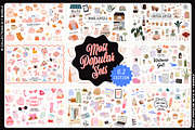 Cute Girly Clipart Bundle, an Object Graphic by Ruslana Lubenets (Thumbnail 1 of 51)