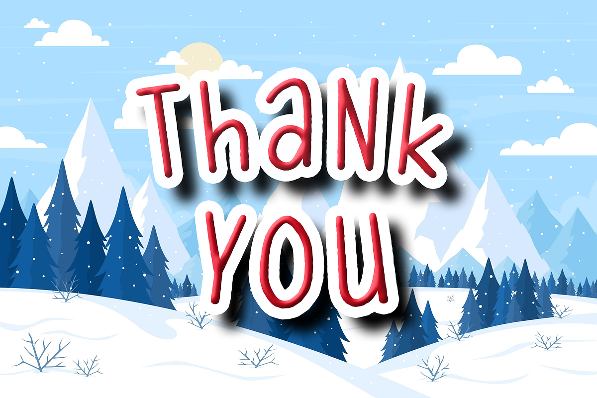 Amazing Winter | Cute Display Font, a Font by Tigadestd Type (Photo 5 of 5)