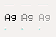 Liquid LCD Pixel font (28 styles), a Font by SelfBuild Type (Thumbnail 7 of 15)