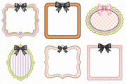 Preppy Halloween Frames Clipart, a Seasonal Illustration by Designworld (Thumbnail 2 of 4)