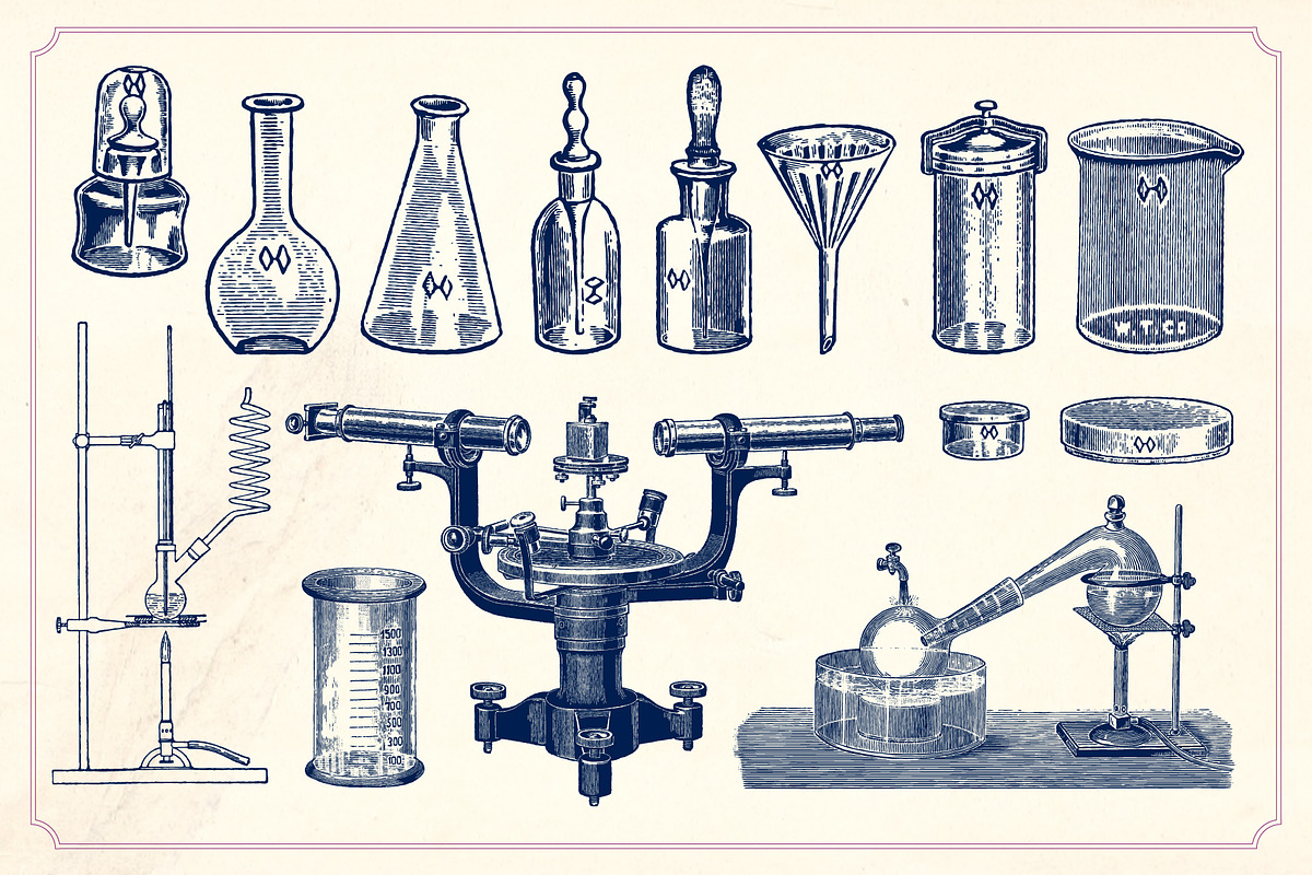 Vintage Science Illustrations, a Technology Illustration by Mr Vintage (Photo 9 of 11)