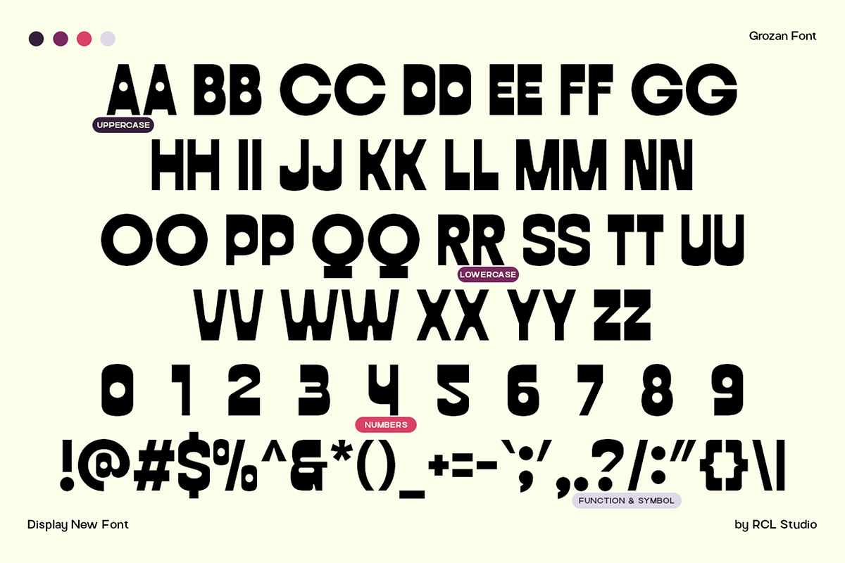 Grozan - Bold Display Typeface, a Sans Serif Font by roomspace creative lab (Photo 10 of 10)
