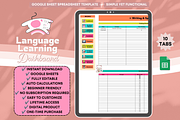 Language Learning Dashboard, a Stationery Template by bellaROSEworkshop (Thumbnail 2 of 6)