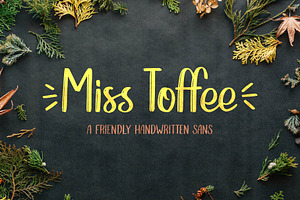 Miss Toffee Handwritten Font