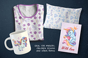 Unicorn Tale. Watercolor collection, an Animal Illustration by Warm Hearted Studio (Thumbnail 6 of 6)