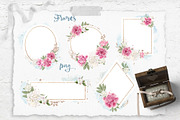 Watercolor flowers Peonies clipart, an Illustration by Yuliya Art (Thumbnail 7 of 18)