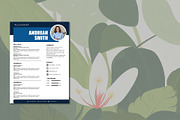 MODERN RESUME TEMPLATE_3, a Resume Template by dulchaer29 (Thumbnail 1 of 3)