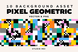 Pixel Geometric vector graphics