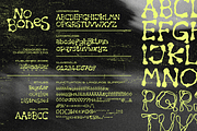 No Bones - A Textured Grunge Font, a Handwritten Font by Wingsart Studio (Thumbnail 3 of 12)