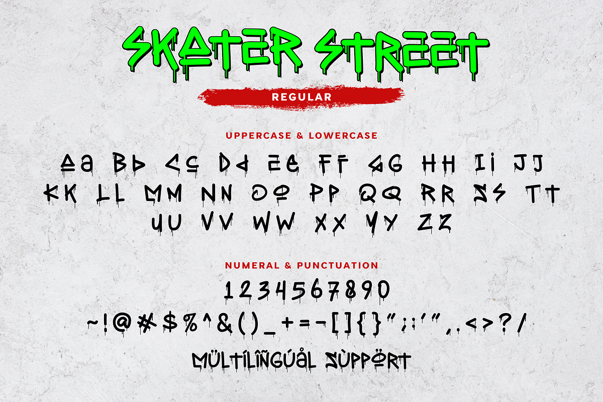 Skater Street - Graffity Font, a Handwritten Font by Sronstudio (Photo 14 of 15)