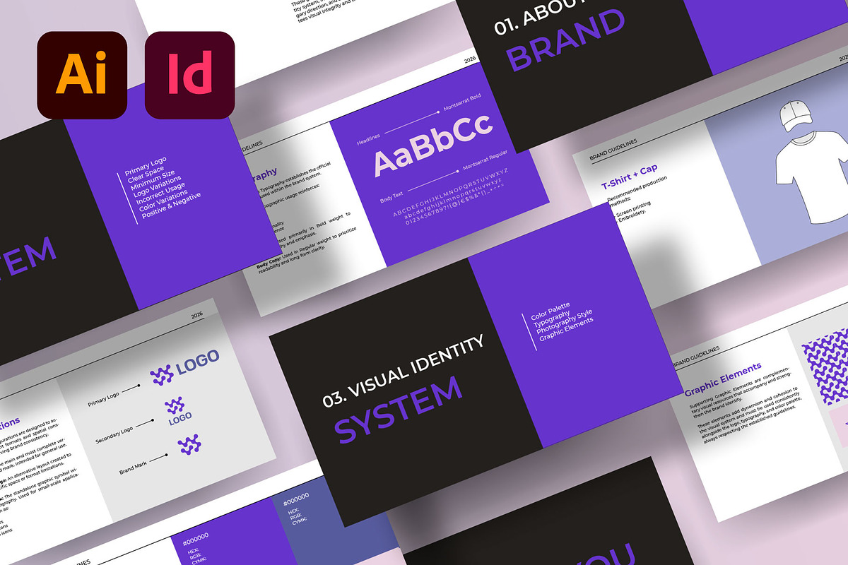 Brand Guidelines Template – Logo, a Branding & Logo Template by Abstracto-Create (Photo 1 of 5)
